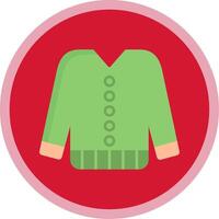 Sweater Flat Multi Circle Icon vector