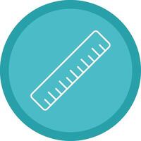 Ruler Line Multi Circle Icon vector