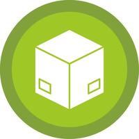 Box Glyph Multi Circle Icon vector