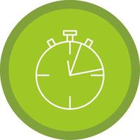 Limited Time Line Multi Circle Icon vector
