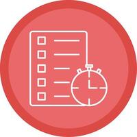 Track Of Time Line Multi Circle Icon vector