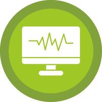 Frequency Glyph Multi Circle Icon vector
