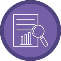 Forecast Analytics Line Multi Circle Icon vector