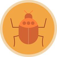insecto plano multi circulo icono vector