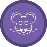 Mouse Line Multi Circle Icon vector