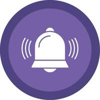 Bell Glyph Multi Circle Icon vector