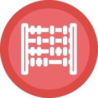 Abacus Glyph Multi Circle Icon vector