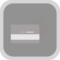 Card Payment Flat Round Corner Icon vector