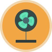 Fan Flat Multi Circle Icon vector