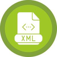 Xml Glyph Multi Circle Icon vector
