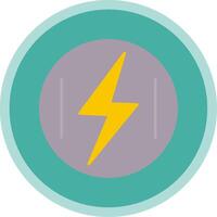 Energy Flat Multi Circle Icon vector