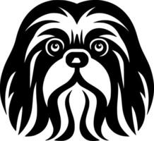 shih tzu - alto calidad logo - ilustración ideal para camiseta gráfico vector