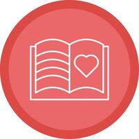 Guest Book Line Multi Circle Icon vector