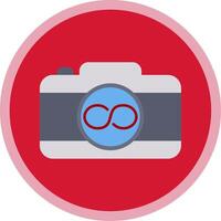 Infinity Flat Multi Circle Icon vector