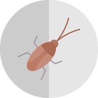 cucaracha plano escala icono vector