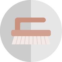 Cleaning Brush Flat Scale Icon vector