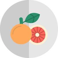 pomelo plano escala icono vector