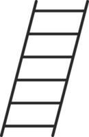 Ladder Skined Filled Icon vector