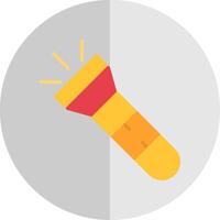 Torch Flat Scale Icon vector