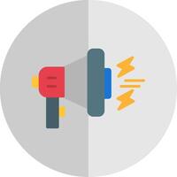 Megaphone Flat Scale Icon vector