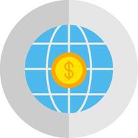 International Business Flat Scale Icon vector