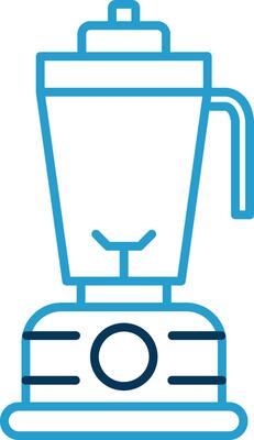 Blender Line Blue Two Color Icon