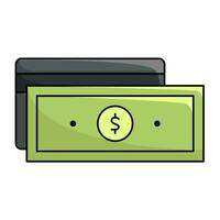 ilustración de dinero vector