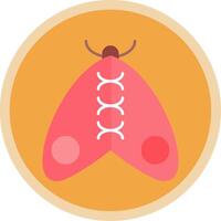 Insect Flat Multi Circle Icon vector