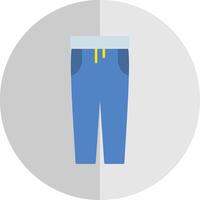 pantalones plano escala icono vector