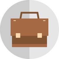 Suitcase Flat Scale Icon vector