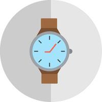 Casual Watch Flat Scale Icon vector