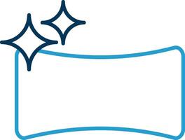 Soap Line Blue Two Color Icon vector