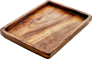 Handcrafted Wooden Square Bowl png