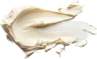 Creamy White Cosmetic Lotion Texture Splash png