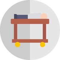 Dead body Flat Scale Icon vector