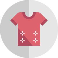 Shirt Flat Scale Icon vector