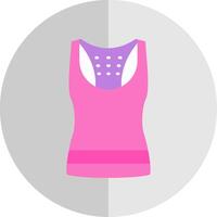 Tank Top Flat Scale Icon vector