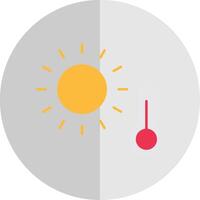 Hot Flat Scale Icon vector