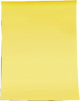 tom gul klibbig notera med ringlad hörn png