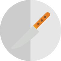 Knife Flat Scale Icon vector