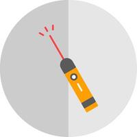 Laser Pen Flat Scale Icon vector