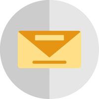 Envelope Flat Scale Icon vector