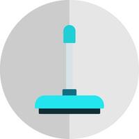 Floor Wiper Flat Scale Icon vector