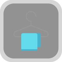 Changing Room Flat Round Corner Icon vector