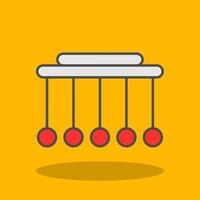 Pendulum Filled Shadow Icon vector