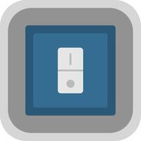 Switcher Flat Round Corner Icon vector