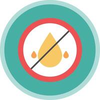 Embargo Flat Multi Circle Icon vector