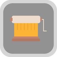 Pasta Machine Flat Round Corner Icon vector