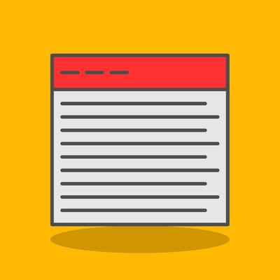 Web Filled Shadow Icon