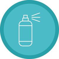 Spray Paint Line Multi Circle Icon vector